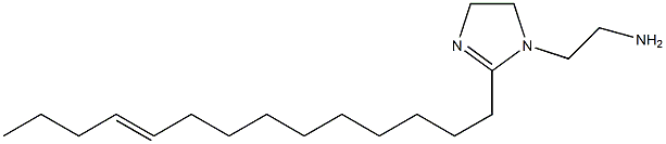 1-(2-Aminoethyl)-2-(10-tetradecenyl)-2-imidazoline Struktur