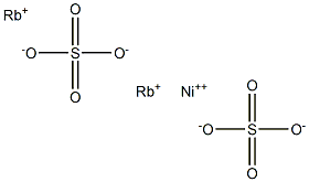 Rubidium nickel sulfate Struktur