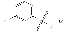 3-Aminobenzenesulfonic acid lithium salt Struktur