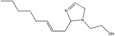 2-(2-Octenyl)-3-imidazoline-1-ethanol Struktur