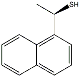 (R)-1-(1-Naphtyl)ethanethiol Struktur