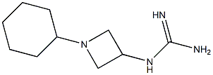 1-Cyclohexyl-3-guanidinoazetidine Struktur