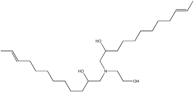 1,1'-[(2-Hydroxyethyl)imino]bis(10-dodecen-2-ol) Struktur