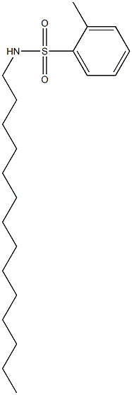 N-Tetradecyl-2-toluenesulfonamide Struktur