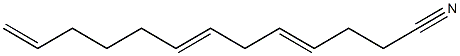 4,7,12-Tridecatrienenitrile Struktur