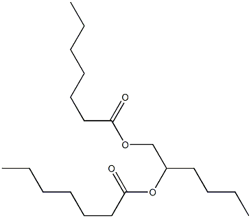 Diheptanoic acid 1,2-hexanediyl ester Struktur