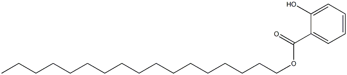 2-Hydroxybenzoic acid heptadecyl ester Struktur