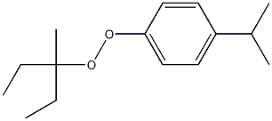 4-Isopropylphenyl 1-methyl-1-ethylpropyl peroxide Struktur