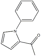 1-Phenyl-2-acetyl-1H-pyrrole Struktur