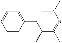 [R,(-)]-3-Methyl-4-phenyl-2-butanone dimethylhydrazone Struktur