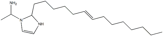 1-(1-Aminoethyl)-2-(6-tetradecenyl)-4-imidazoline Struktur