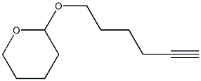 6-(Tetrahydro-2H-pyran-2-yloxy)-1-hexyne Struktur