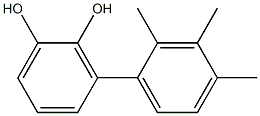 3-(2,3,4-Trimethylphenyl)benzene-1,2-diol Struktur