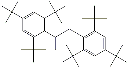 1,2-Bis(2,4,6-tri-tert-butylphenyl)propane Struktur