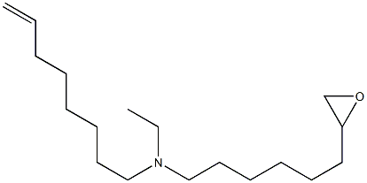 N-Ethyl-N,N-di(7-octenyl)amine oxide Struktur