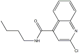 2-Chloro-N-butylquinoline-4-carboxamide Struktur