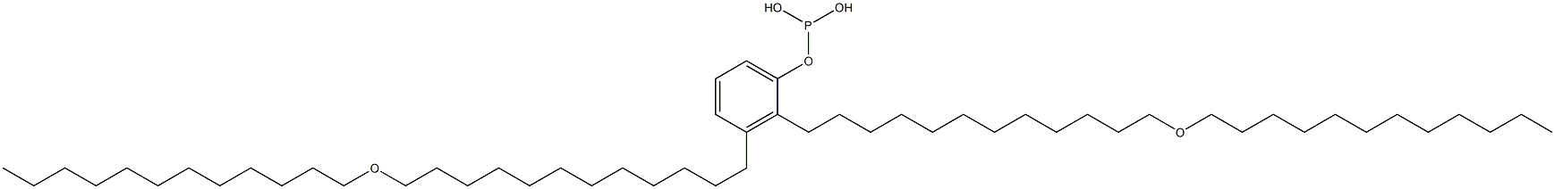 Phosphorous acid bis[12-(dodecyloxy)dodecyl]phenyl ester Struktur