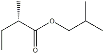 [S,(+)]-2-Methylbutyric acid isobutyl ester Struktur