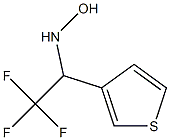 N-[2,2,2-Trifluoro-1-(3-thienyl)ethyl]hydroxylamine Struktur