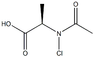 (R)-2-(N-Chloroacetylamino)propionic acid Struktur