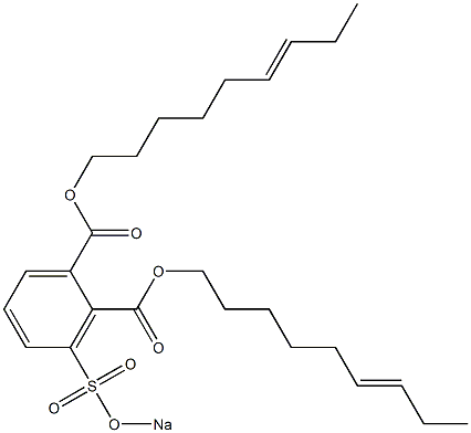 3-(Sodiosulfo)phthalic acid di(6-nonenyl) ester Struktur