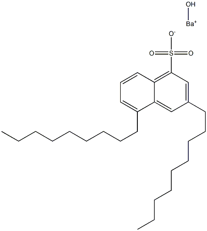 3,5-Dinonyl-1-naphthalenesulfonic acid hydroxybarium salt Struktur