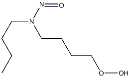 4-(Butylnitrosoamino)butyl hydroperoxide Struktur