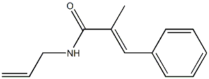 N-(2-Propenyl)-3-phenylmethacrylamide Struktur