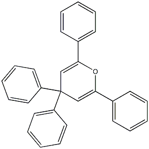 2,4,4,6-Tetraphenyl-4H-pyran Struktur