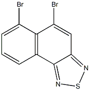 5,6-Dibromonaphtho[1,2-c][1,2,5]thiadiazole Struktur