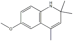 2,2,4-Trimethyl-6-methoxy-1,2-dihydroquinoline Struktur