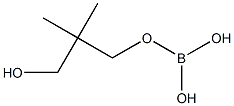 Boric acid 2,2-dimethyl-3-hydroxypropyl ester Struktur