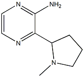 3-(1-Methylpyrrolidin-2-yl)pyrazin-2-amine Struktur