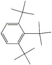 1,2,3-Tri(tert-butyl)benzene Struktur