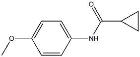 N-(4-Methoxyphenyl)cyclopropane-1-carboxamide Struktur