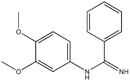 N-(3,4-Dimethoxyphenyl)benzamidine Struktur