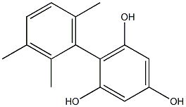 2-(2,3,6-Trimethylphenyl)benzene-1,3,5-triol Struktur