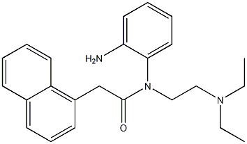 N-(2-Aminophenyl)-N-[2-(diethylamino)ethyl]-1-naphthaleneacetamide Struktur