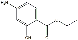 4-Aminosalicylic acid isopropyl ester Struktur