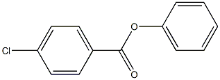 4-Chlorobenzoic acid phenyl ester Struktur