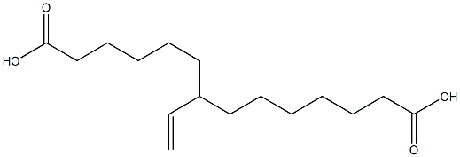 7-Vinyltetradecanedioic acid Struktur