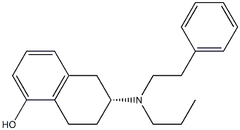 (2R)-2-(Propylphenethylamino)-5-hydroxytetralin Struktur