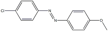 4'-Chloro-4-methoxyazobenzene Struktur