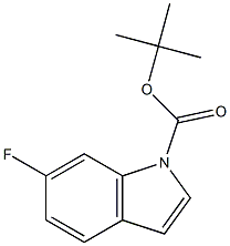 1-Boc-6-Fluoro-1H-indole Struktur