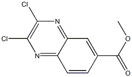 Methyl 2,3-dichloro-6-quinoxalinecarboxylate Struktur