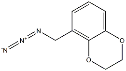 5-(azidomethyl)-2,3-dihydrobenzo[b][1,4]dioxine Struktur