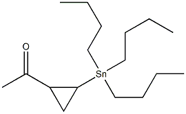 1-(2-(Tributylstannyl)cyclopropyl)ethanone Struktur