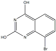 8-Bromoquinazoline-2,4-diol Struktur