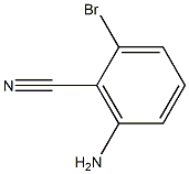 2-Bromo-6-aminobenzonitrile Struktur