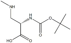 BOC-BETA-N-methylamino-L-alanine Struktur